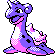 Lapras shiny front-facing sprite from Pokémon Gold