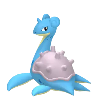 Lapras front-facing sprite from Pokémon Moon
