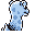 Lapras back-facing sprite from Pokémon Blue