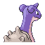 Lapras shiny back-facing sprite from Pokémon Ruby