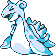 Lapras front-facing sprite from Pokémon Yellow