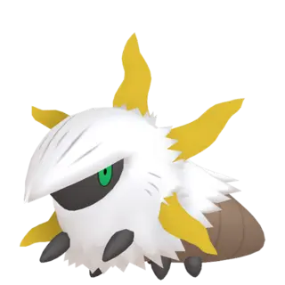 Larvesta shiny front-facing sprite from Pokémon Shield