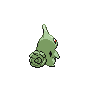 Larvitar back-facing sprite from Pokémon Black