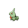 Larvitar front-facing sprite from Pokémon Black