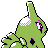 Larvitar shiny back-facing sprite from Pokémon Crystal