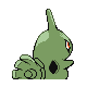 Larvitar back-facing sprite from Pokémon Diamond