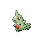 Larvitar front-facing sprite from Pokémon Diamond