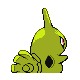 Larvitar shiny back-facing sprite from Pokémon Diamond