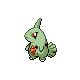 Larvitar front-facing sprite from Pokémon HeartGold