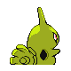 Larvitar shiny back-facing sprite from Pokémon HeartGold