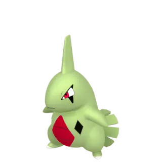 Larvitar front-facing sprite from Pokémon Shield
