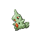 Larvitar front-facing sprite from Pokémon Platinum