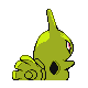 Larvitar shiny back-facing sprite from Pokémon Platinum