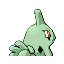 Larvitar back-facing sprite from Pokémon Ruby