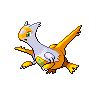 Latias shiny front-facing sprite from Pokémon White