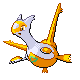 Latias shiny front-facing sprite from Pokémon Diamond