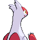 Latias back-facing sprite from Pokémon HeartGold