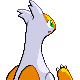 Latias shiny back-facing sprite from Pokémon HeartGold