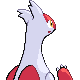 Latias back-facing sprite from Pokémon Platinum