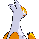 Latias shiny back-facing sprite from Pokémon Platinum