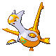 Latias shiny front-facing sprite from Pokémon Platinum