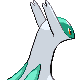 Latios shiny back-facing sprite from Pokémon Diamond