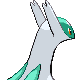 Latios shiny back-facing sprite from Pokémon Platinum