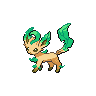 Leafeon shiny front-facing sprite from Pokémon Black 2
