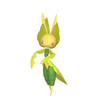 Leavanny shiny front-facing sprite from Pokémon Violet