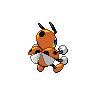 Ledian shiny back-facing sprite from Pokémon Black 2