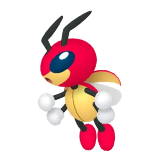 Ledian front-facing sprite from Pokémon Omega Ruby