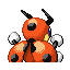 Ledian back-facing sprite from Pokémon Sapphire
