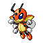 Ledian front-facing sprite from Pokémon Sapphire