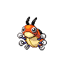 Ledyba front-facing sprite from Pokémon Black