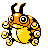 Ledyba shiny front-facing sprite from Pokémon Crystal