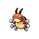 Ledyba front-facing sprite from Pokémon SoulSilver