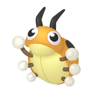 Ledyba shiny front-facing sprite from Pokémon X