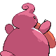 Lickilicky back-facing sprite from Pokémon Diamond