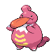 Lickilicky front-facing sprite from Pokémon Diamond