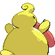 Lickilicky shiny back-facing sprite from Pokémon Diamond