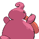 Lickilicky back-facing sprite from Pokémon HeartGold
