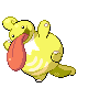 Lickilicky shiny front-facing sprite from Pokémon HeartGold