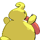 Lickilicky shiny back-facing sprite from Pokémon Platinum