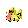 Lickitung shiny front-facing sprite from Pokémon Black