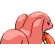Lickitung back-facing sprite from Pokémon Pearl