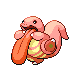 Lickitung front-facing sprite from Pokémon Pearl