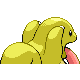 Lickitung shiny back-facing sprite from Pokémon Pearl