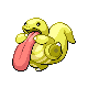 Lickitung shiny front-facing sprite from Pokémon Pearl