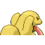Lickitung shiny back-facing sprite from Pokémon FireRed