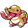 Lickitung shiny front-facing sprite from Pokémon Silver